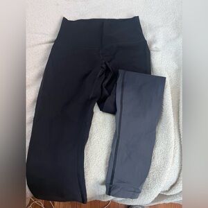 Black/grey gradient lululemon leggings full length